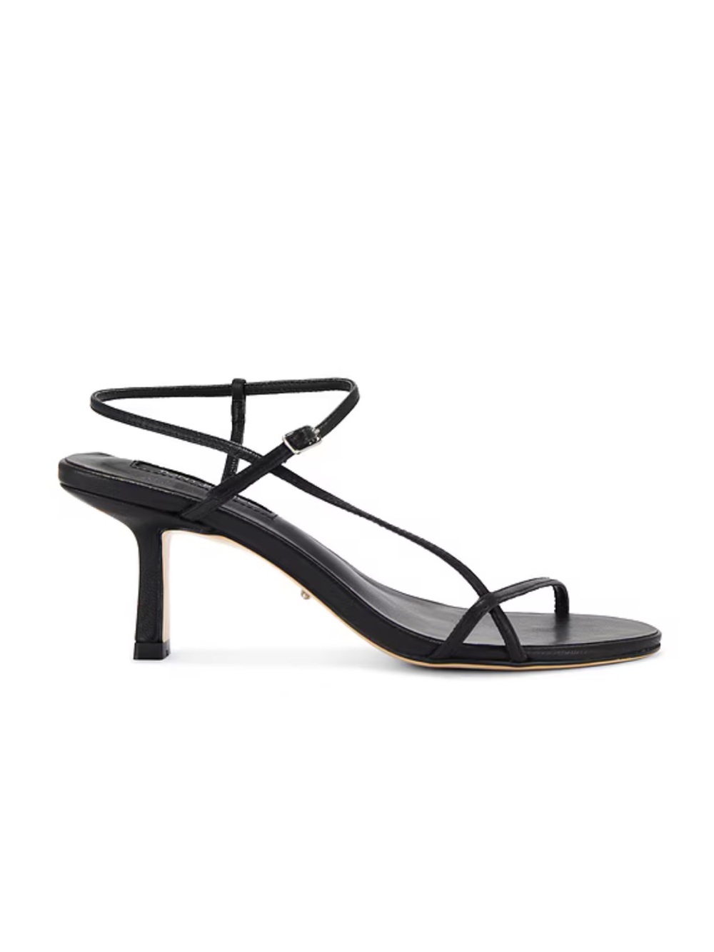 Tony Bianco Caprice Heels Black Strappy kitten Heel Sandals shoes Revolve 7.5